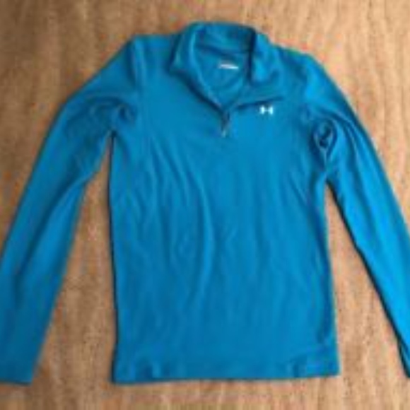 UNDER ARMOUR Heatgear Semi-Fitted 1/4 Zip - Picture 2 of 2